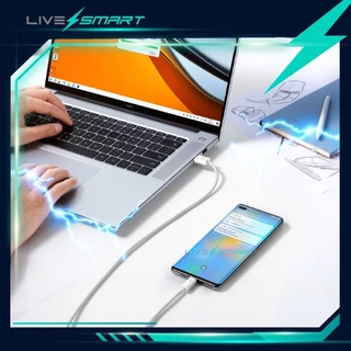 ใหม่❗️ สายชาร์จ Livesmart คุมโทน C to IP PD 20W สายชาร์จเร็ว USB to IP 2.4A ที่เก็บสาย Fast Charge สำหรับไอโฟน