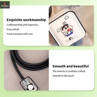 COD ฝาครอบสายเคเบิลเครยอนชินจังสําหรับ 18W/20W Fast Charger Cover Data Cable Head Bite Winder Protector Shell ใหม่