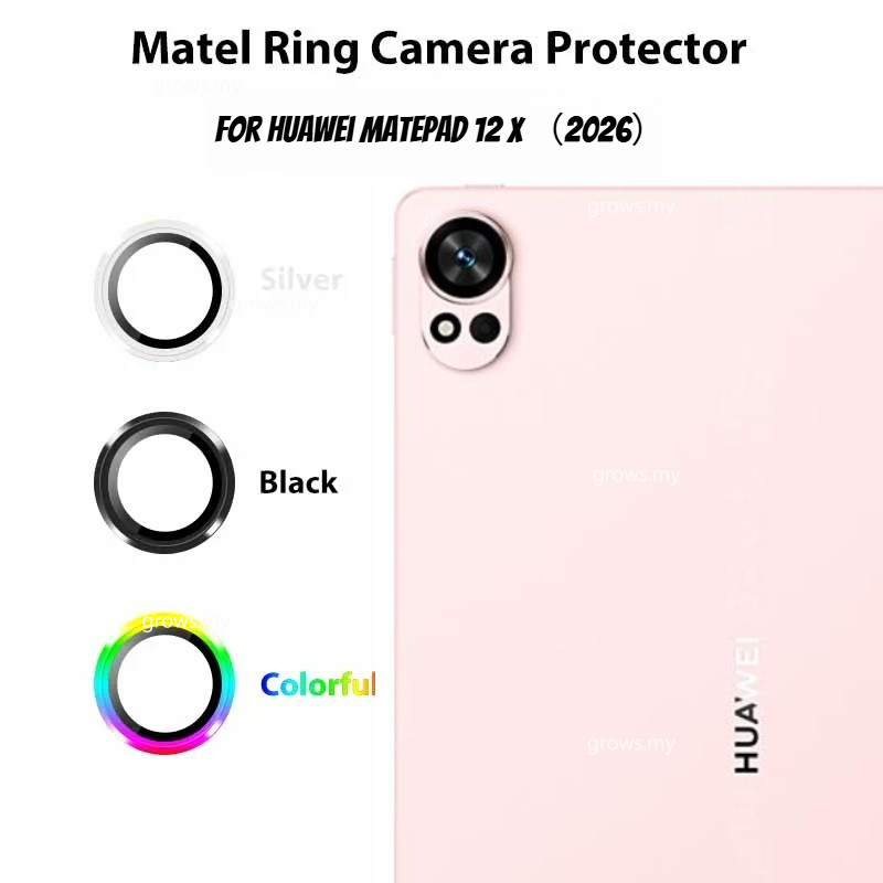 สําหรับ Huawei MatePad 12 X 12X 2026 PaperMatte 12 นิ้ว 2024 กรณี Matel แหวน + กระจกนิรภัยป้องกันกล้อง