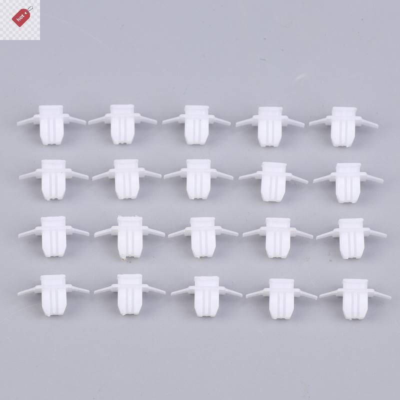 ALIK 20PCS ด้านข้างกระโปรง Sill Moulding ฝาครอบล้อ Arch Flare Trim Moulding คลิปสําหรับ CR-V Civic P