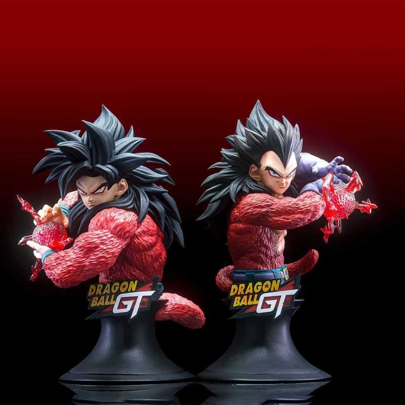 [VF สินค้าใหม่] Super Four Goku Super Four Vegeta Bust Dragon Ball รูปปั้นของขวัญตกแต่งโมเดลทํามือ