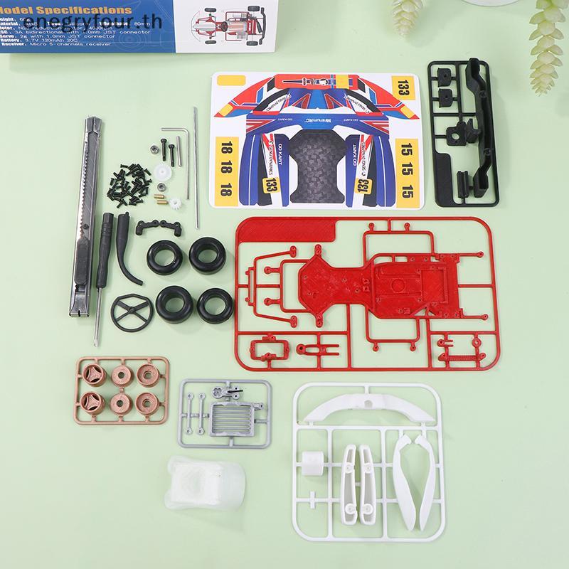 ของขวัญและของเล่น RC Sengi Kart-80 Micro Scale RC Car Go Kart Kit PNP ประกอบแต่ RC แบตเตอรี่ RC รีโม