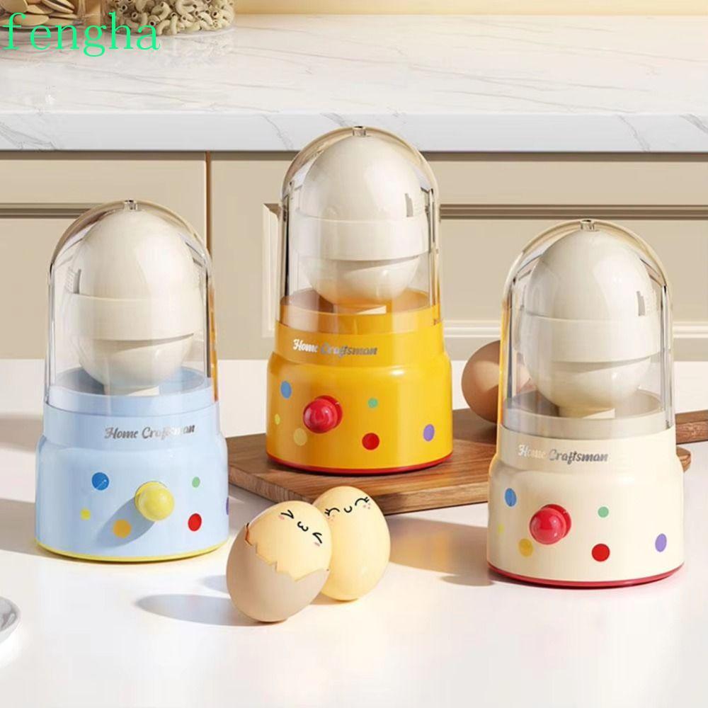 FENGHA Egg White Hand Mixer, Manual Operation ทนทาน Manual Egg Shake, ทําความสะอาดง่ายแบบพกพา Golden