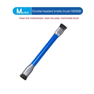 MAANT M090A / M090B แปรงทำความสะอาดหัวคู่ป้องกันไฟฟ้าสถิตย์สำหรับซ่อมโทรศัพท์มือถือ