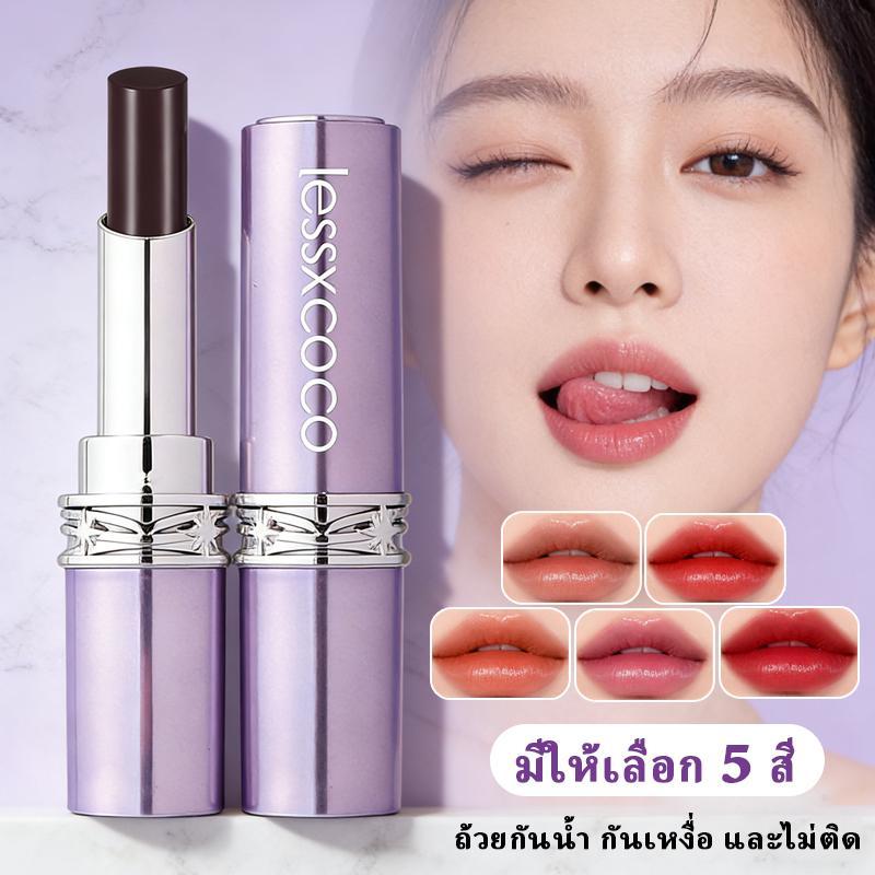 Color-Changing ลิปกระแต ลิปมันเปลี่ยนสีตามอุณหภูมิ แท่งเเบบใส ม้ ลิปสติกเนื้อแมตต์ ติดทนนาน กันน้ำ กันเหงื่อ