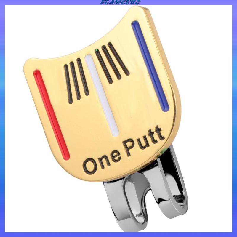[Flameer2] Golf Clip Ball Marker for Golf Visor Golf Gift Accessories One Putt