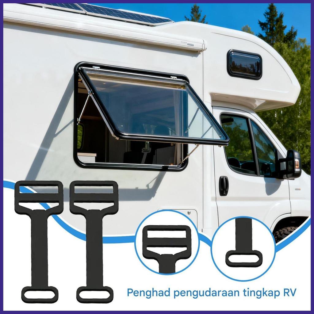 สําหรับ PolyPlastic RV Window Stay Weather Resistance Secure Lock Motorhome Window Limiter สําหรับกา