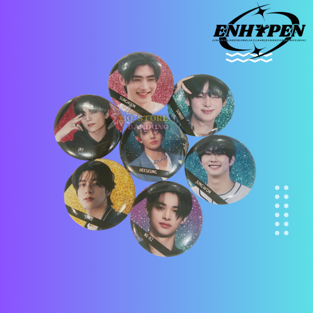 Enhypen Pin Kpop Pin Enhypen Merch Pin Enhypen Printilan อุปกรณ์เสริม