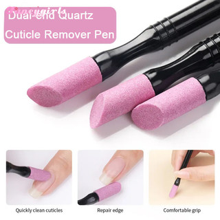 10/5/3/1pcs Dual-End Quartz Pen Cuticle Remover Pusher Trimmer Dead Skin Remover Nail Art Care Tool