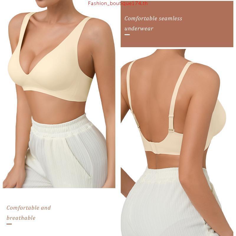 Wacoal ชุดชั้นเนียน บราไร้โครง Smart Size ฟองน้ำบาง รุ่น WB3Y34 1 ชิ้น