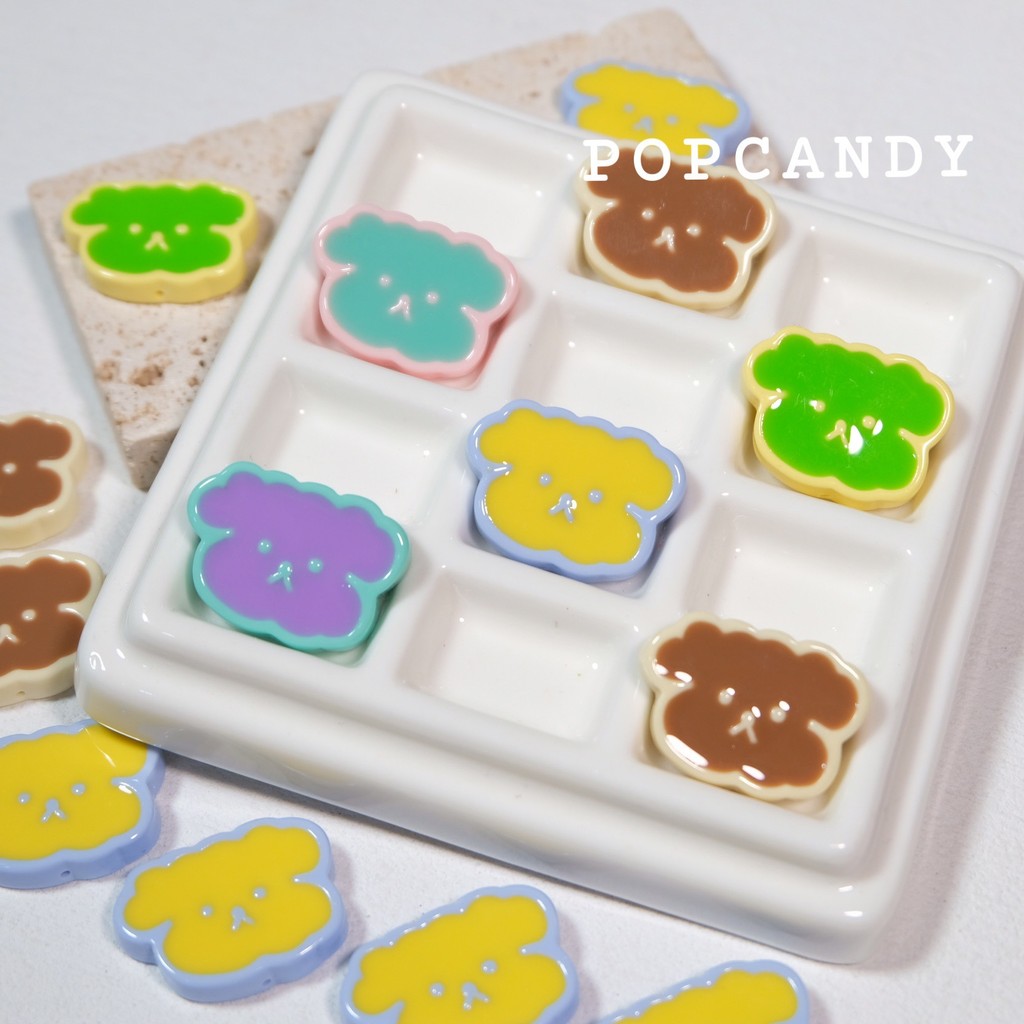 ลูกสุนัขน่ารักสดน่ารัก ทําเอง เครื่องประดับทําด้วยมือหลวมลูกปัดอุปกรณ์เสริมลูกสุนัข กuai สร้อยข้อมือ