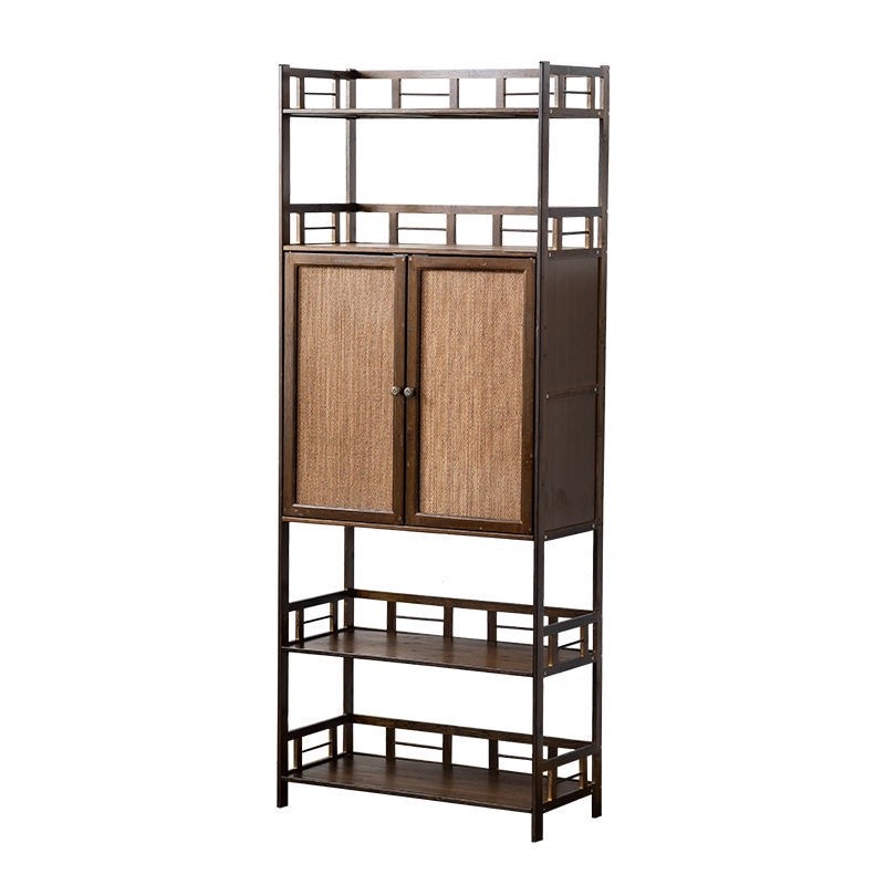 New Chinese-style solid wood Bogu rack Duo Bao tea display showcase modern minimalist cabinet simple