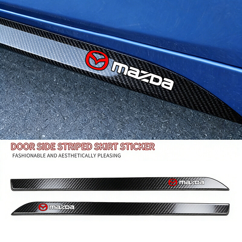 2 ชิ้นด้านข้างกระโปรง Sill Stripe Body Decals สติกเกอร์สําหรับ Mazda 2 3 6 323 CX3 CX4 CX5 CX8 CX30 BT50 ราคา ถูกที่สุด ดีลบีเคเค แกลเลอรีภาพที่ 7