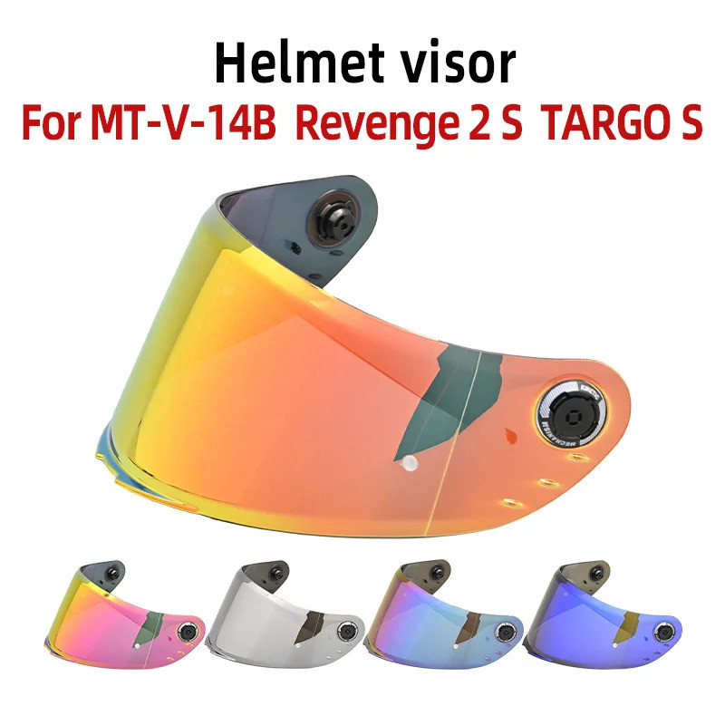 2025NEWหมวกกันน็อคสําหรับ MT Revenge 2 S สําหรับ MT-V-14B Targo S เปลี่ยนเลนส์แว่นตากระจกหน้ารถ Anti-UV casco para motos อุปกรณ์เสริม