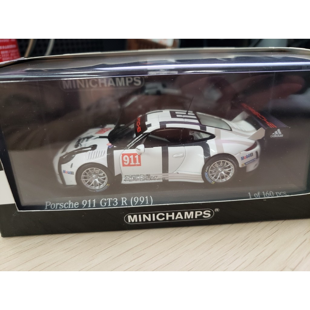 $㊋1/43 Mini Cut 911 gt3r gt3 ขาย r porsche 1: 43 รถรุ่น Mini Cut minichamps porsche 991.1 gt3 r Limi