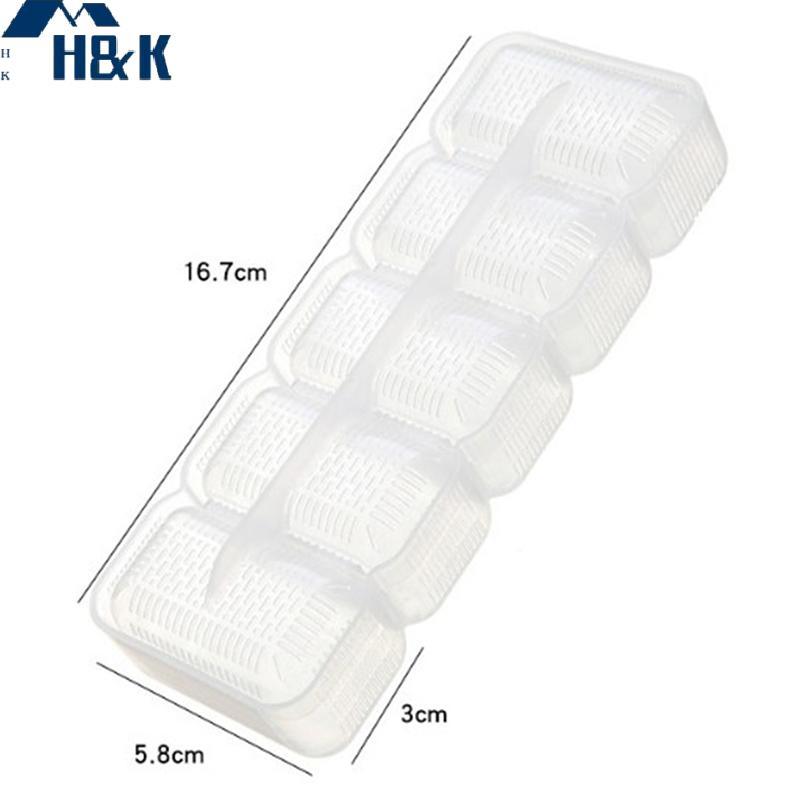 [H&K Dec] 5 ชิ้น/เซ็ตซูชิ Nigiri Maker แม่พิมพ์ข้าวปั้น Nonstick Press Maker DIY Bento Tool {th}