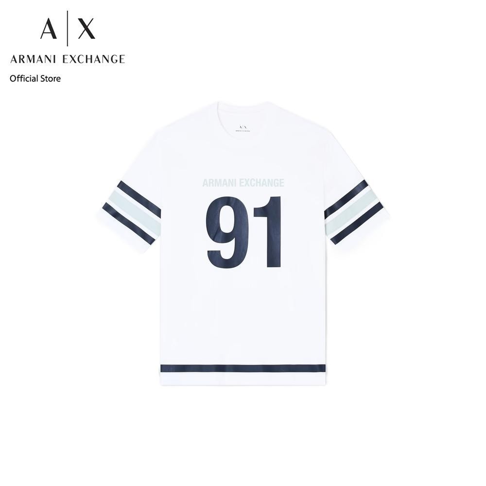 Armani Exchange เสื้อยืดผู้ชาย รุ่น XM001852-AF10361-U0009 - สีออฟไวท์