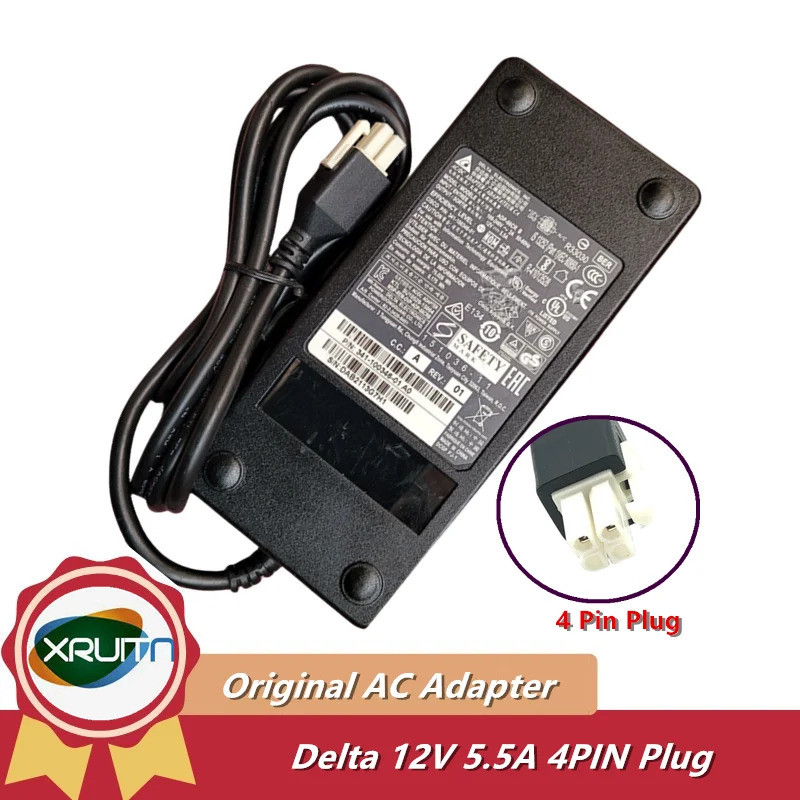 Original Delta ADP-66CR B 12V 5.5A 66W AC Adapter Charger สําหรับ CISCO PA-1660-2SA 341-100346-01 89