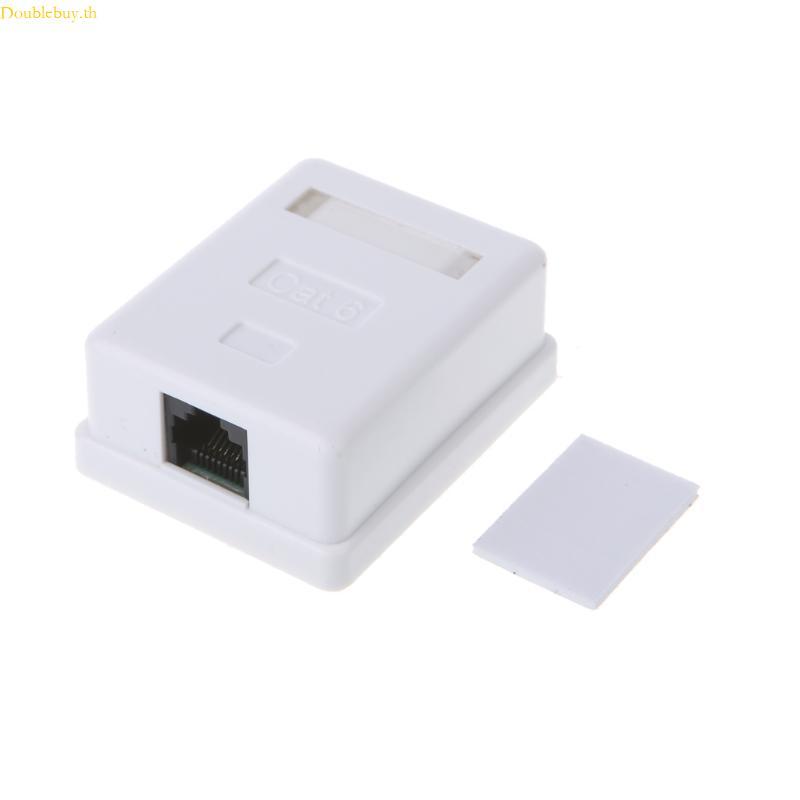 Doublebuy 1PC Cat6 RJ45 Connectors Cat6 RJ45 ปลั๊ก Cat6 Unshielded RJ45 ปลาย UTP 8P8C Modular Plug C