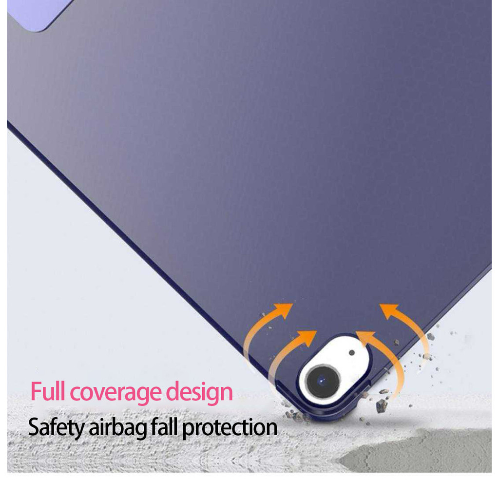 ซิลิโคนวัสดุ Anti-fall and shockproofกรณีป้องกัน ไอแพดเหมาะสำหรับไอแพด Air 7/6/5/4 mini 7/6 pro11/12.9 gen10 /gen11 A16 - รูปที่ 5