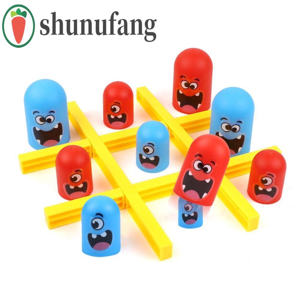 UNUF 2 ผู้เล่น Tic-Tac-Toe,เกมกระดานแม่ลูกใหญ่กินขนาดเล็กGobble Boardของเล่น,สนุกMontessori Interact
