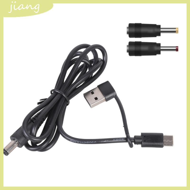 JN USB Type C ถึง DC5 5x2 สายชาร์จ 1 มม. พร้อมปลาย 3 5x1 35 มม. และ 4 0x1 7 มม.