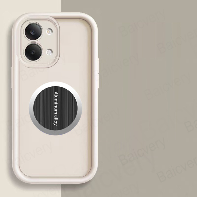 Soft Matte Case สําหรับ IQOO Z11X / VIVO T5X / Y31D Pro 5G พร้อมสติกเกอร์เหล็กแผ่นสําหรับ VIVO Y31D 