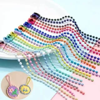 โซ่ไข่ปลา ยาว 10 cm ขนาด 2.4 mm ถูกที่สุด!! สำหรับทำพวงกุญแจ ของปัจฉิม ของที่ระลึก