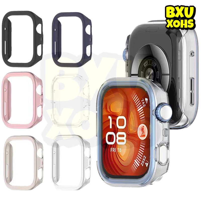 กรณีรู for Smartwatch Huawei Watch Fit 5 4/Huawei Watch Fit 5 4 Pro เครื่องป้องกันหน้าจอเต็มรูปแบบ PC อุปกรณ์ปกป้องกันชน