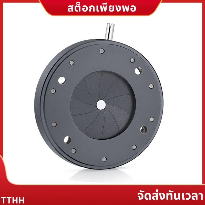 1.5-17MM รูรับแสงด้วยตนเองปรับ Mechanical Iris ไดอะแฟรม Iris ไดอะแฟรมสําหรับกล้องดิจิตอลกล้องจุลทรรศ
