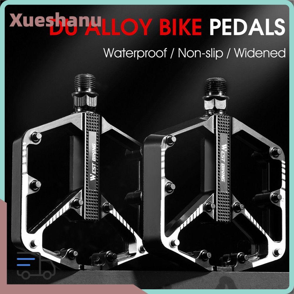 XUESEEE บันไดจักรยาน Ultra-Light Cycling DU Bearing แป้นเหยียบแบบแบน