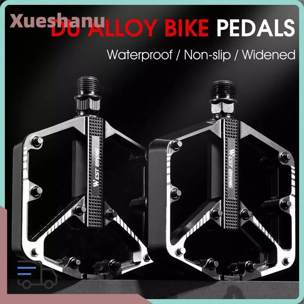 XUESEEE บันไดจักรยาน Ultra-Light Cycling DU Bearing แป้นเหยียบแบบแบน