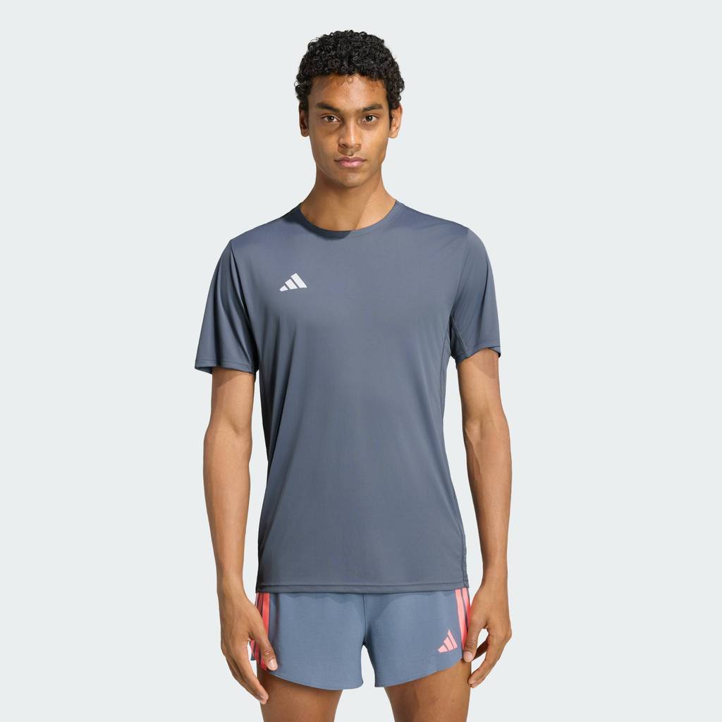 adidas วิ่ง เสื้อวิ่ง Adizero Essentials ผู้ชาย สีดำ KT4840