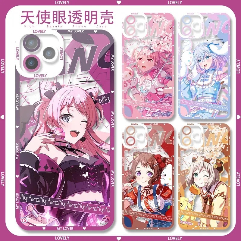 Bangdream เหมาะสําหรับ iqooneo10 เคสโทรศัพท์ vivo Maruyama Ayama 9spro/8pro โปร่งใส 5se พัน Early Ai