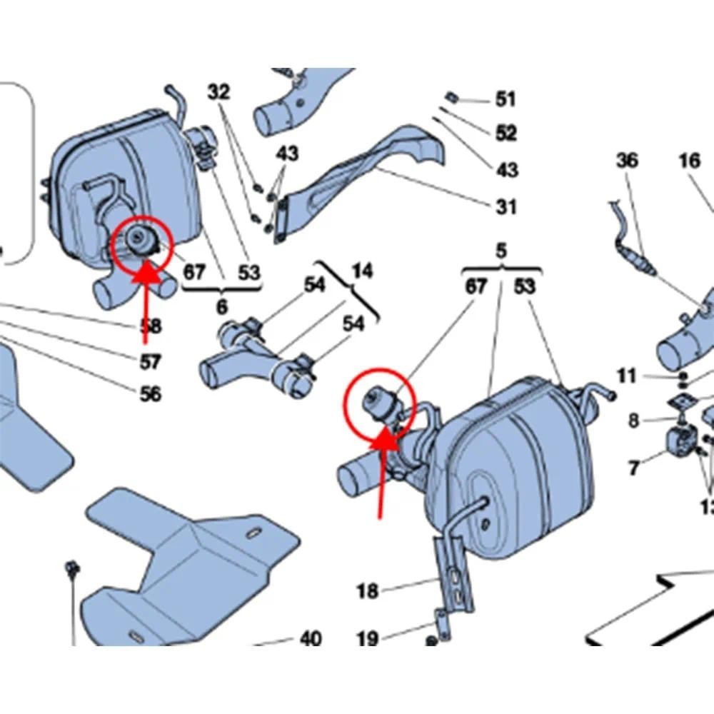 สําหรับชุดตัวกระตุ้นวาล์ว Ferrari 458 Italia Spider Bypass 70003133
