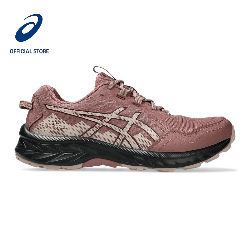 รองเท้าวิ่ง GEL-VENTURE 10 Trail สำหรับผู้หญิง สีแดง Rubble/Fawn