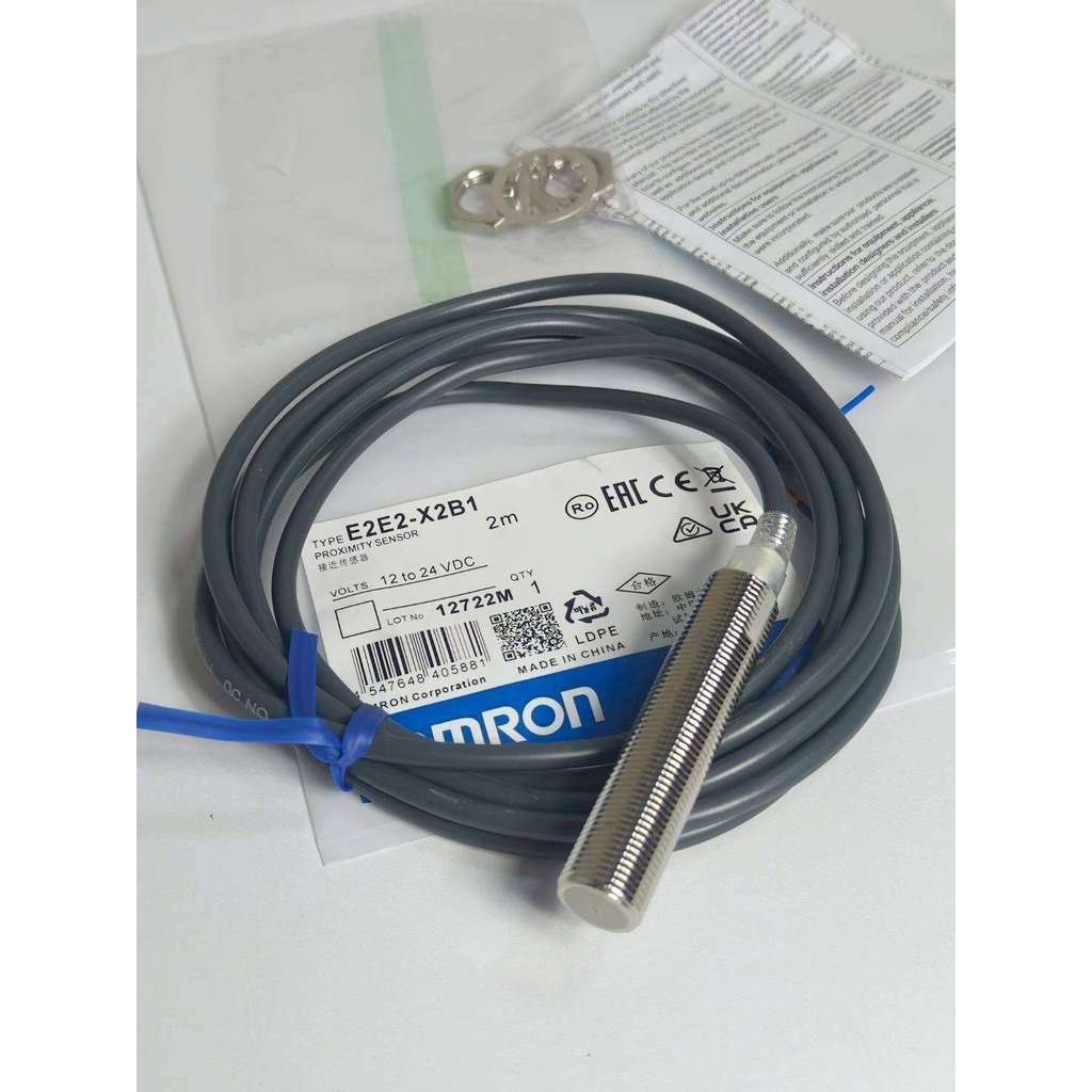 E2E2-X2B1 พร็อกซิมิตี้เซนเซอร์แบบอุปนัย (Inductive Proximity Sensor) PNP-NO (Normal Open), 3 สายแรงด