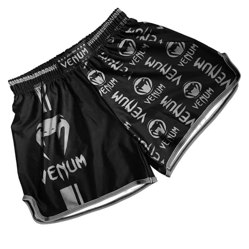 กางเกงขาสั้นVENOMสำหรับผู้ชาย | แห้งเร็วน้ำหนักเบาทะเล่นMMAและมวยต่างๆ
