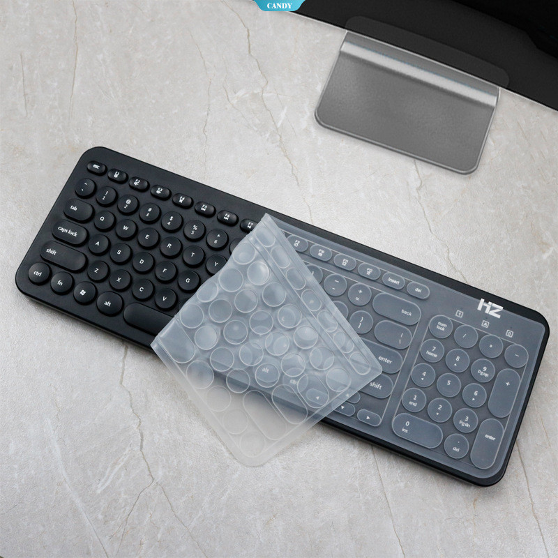 Perfect-Fit Anti-Dust Keyboard Skin สําหรับ Logitech K780/Ajazz AK325i Retro Punk คีย์บอร์ด - แผ่นป้