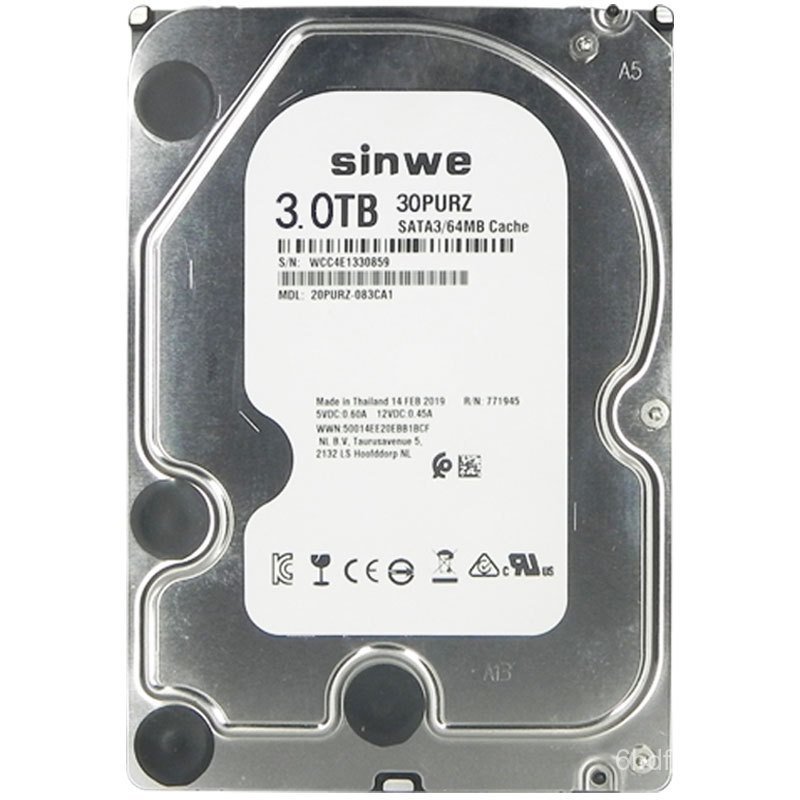ฮาร์ดดิสก์ 3T/4T/6T// 2T/1T All-in-One คอมพิวเตอร์เดสก์ท็อป 12 ซม. Mechanical Hard Disk Server