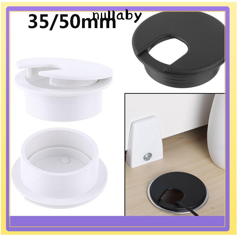 NULLABY 35/50 มม.คอมพิวเตอร์ Grommet Tidy Organizer Buckle Line Clamp Line Box