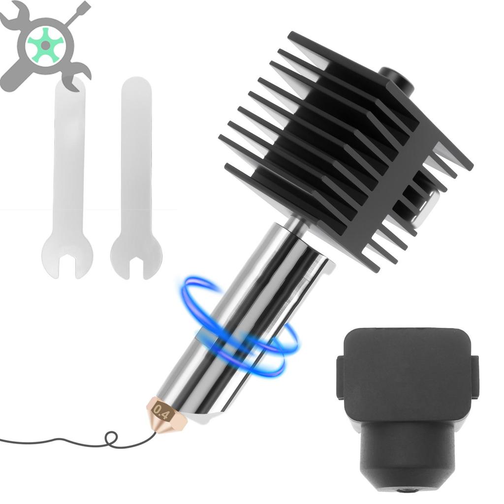 หัวพิมพ์ Hot End Kit สําหรับ A1/A1 Mini 0.4 มม.ติดตั้งง่าย 3D เครื่องพิมพ์ Hotend ชุดสําหรับเปลี่ยน 