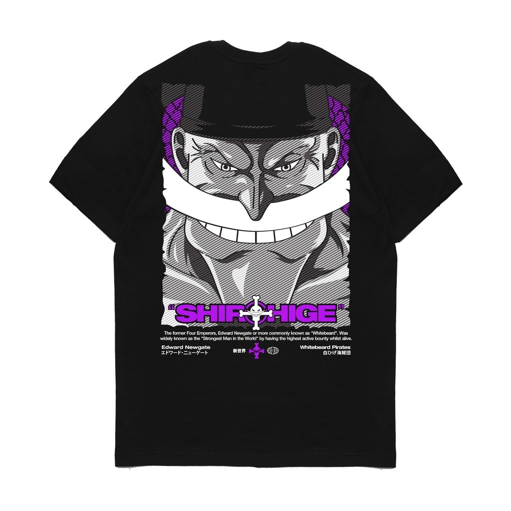 KIZARU เสื้อยืด Unisex One Piece อะนิเมะเสื้อยืด SHIROHIGE