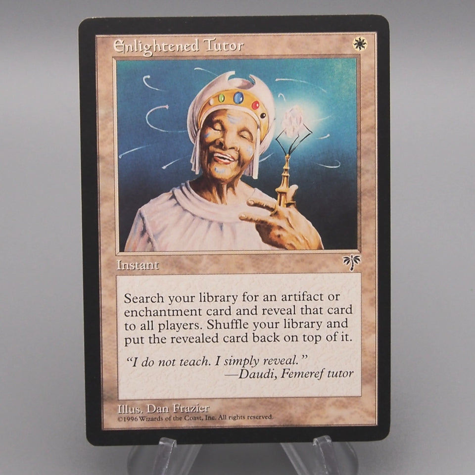 MTG Magic the Gathering Enlightened Tutor Near MINT 1996 English t181