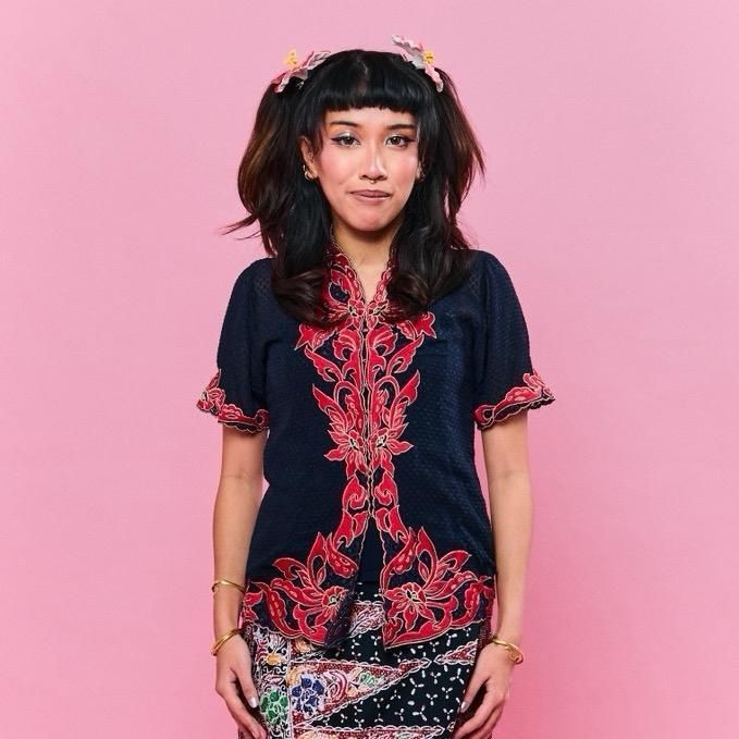 RIMBUNKL แขนสั้น kiyomi (เฉพาะท็อป)