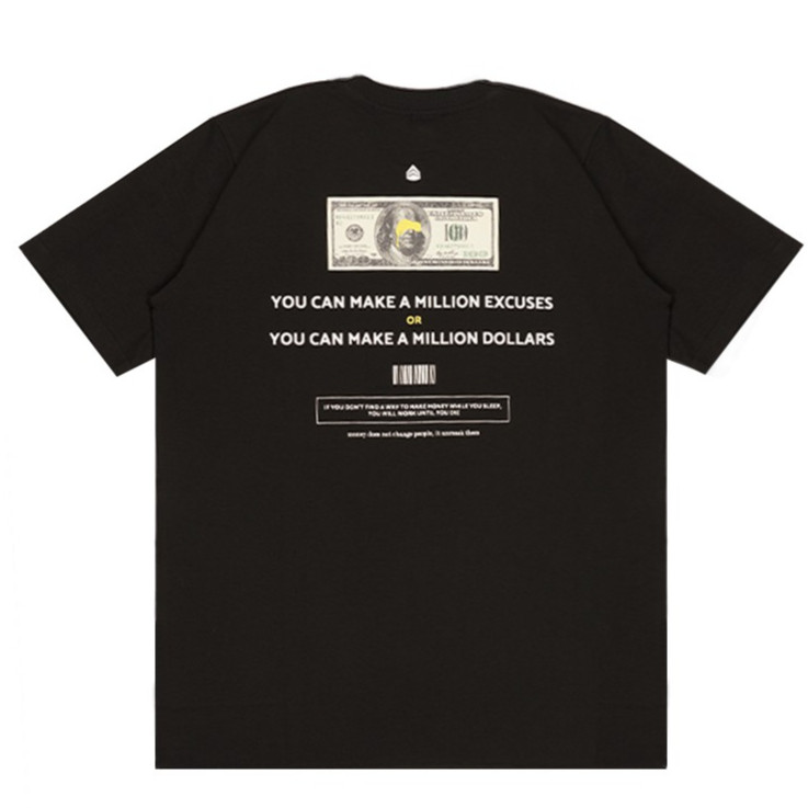 Predecessors Taf Million Tshirt Mens Distro เสื้อยืดสีดํา