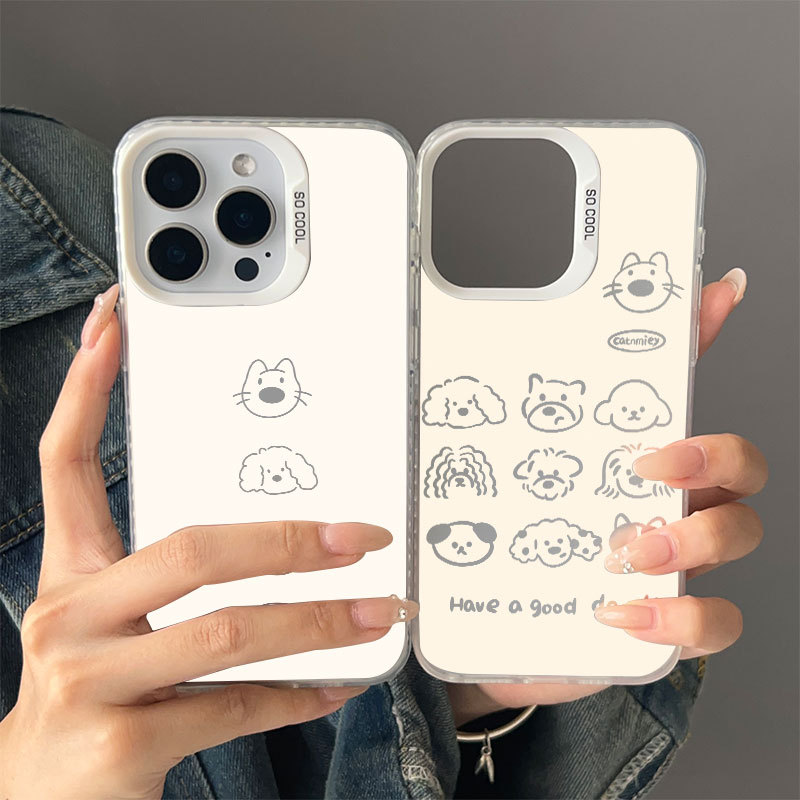 สำหรับ เคสไอโฟน 13 12 11 iPhone 17 16 15 14 PRO MAX X XS MAXเคสสัตว์สไตล์สั้นแอปเปิ้ลโทรศัพท์ จัดส่งจากประเทศไทย – โปรปัง