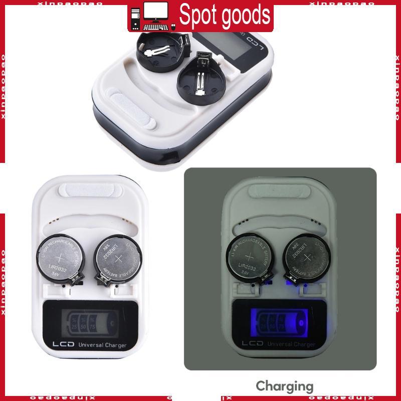 XI 3 6V ปุ่ม Charger Rechargeing สําหรับ LIR2016 2025 2032 ML2016 2025 ML2032