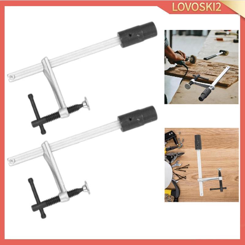 [Lovoski2] F Clamp F Bar Clamp 3-5/32 นิ้วคอความลึกงานไม้มืออาชีพเงินปรับเชื่อม Heavy Duty Multifunc