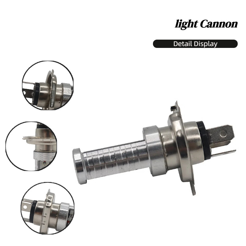 7/15W H4 หลอดไฟรถจักรยานยนต์ LED ไฟหน้าไฟสูง/ต่ําเหมาะสําหรับไฟ LED มอเตอร์ไซค์